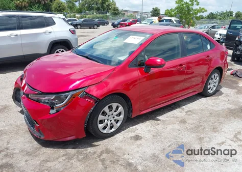 2021 Toyota Corolla Le из США, поврежденный, VIN JTDEPMAE0MJ143226